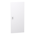 Prismaset xs - porte pleine ral9003 pour coffret encastré 4 rangées 13 modules
