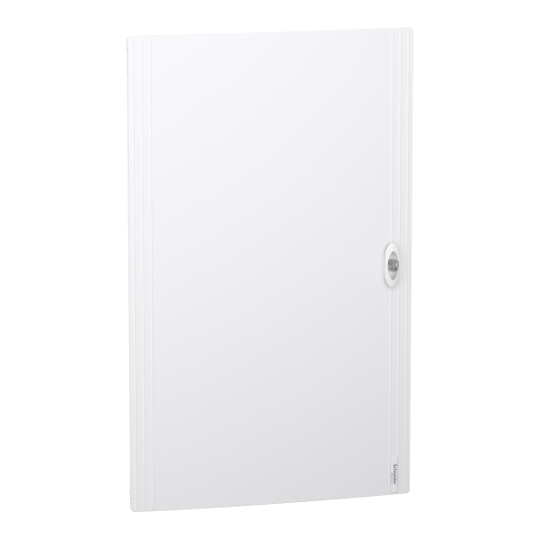 Porte pleine Schneider Prismaset XS RAL9003 pour coffret saillie 5 rangées 24 modules