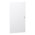 Porte pleine Schneider PrismaSet XS pour coffret saillie 6 rangées 24 modules Blanc RAL9003