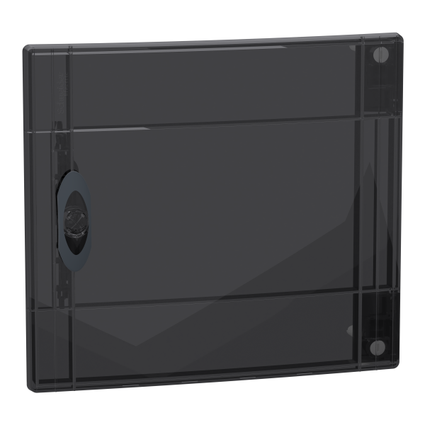 Prismaset xs - porte fumée ral9003 pour coffret encastré 1 rangée 13 modules