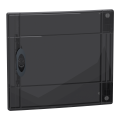 Prismaset xs - porte fumée ral9003 pour coffret encastré 1 rangée 13 modules