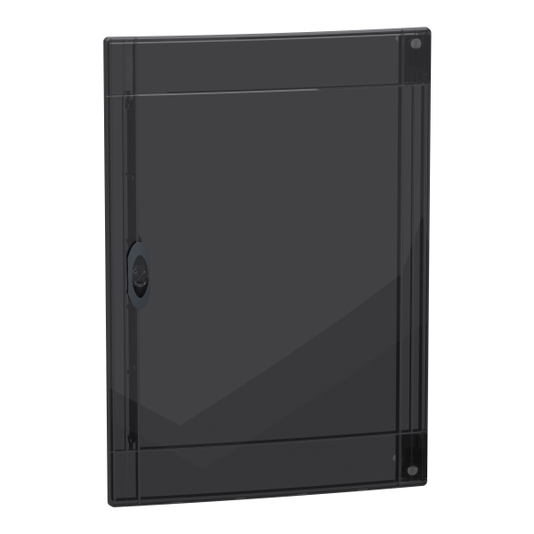 Prismaset xs - porte fumée ral9003 pour coffret encastré 3 rangées 18 modules