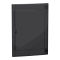 Prismaset xs - porte fumée ral9003 pour coffret encastré 3 rangées 18 modules