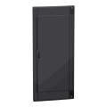 Prismaset xs - porte fumée ral9003 pour coffret encastré 4 rangées 13 modules