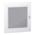 Prismaset xs - porte transparente ral9003 pour coffret saillie 3r 24 modules