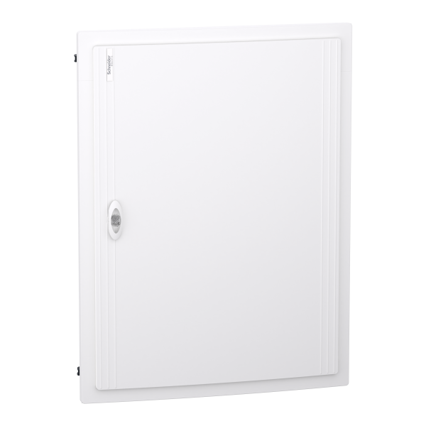 Prismaset xs - coffret plastique encastré 4 rang. 24 modules - avec porte pleine