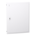 Prismaset xs - coffret plastique encastré 4 rang. 24 modules - avec porte pleine