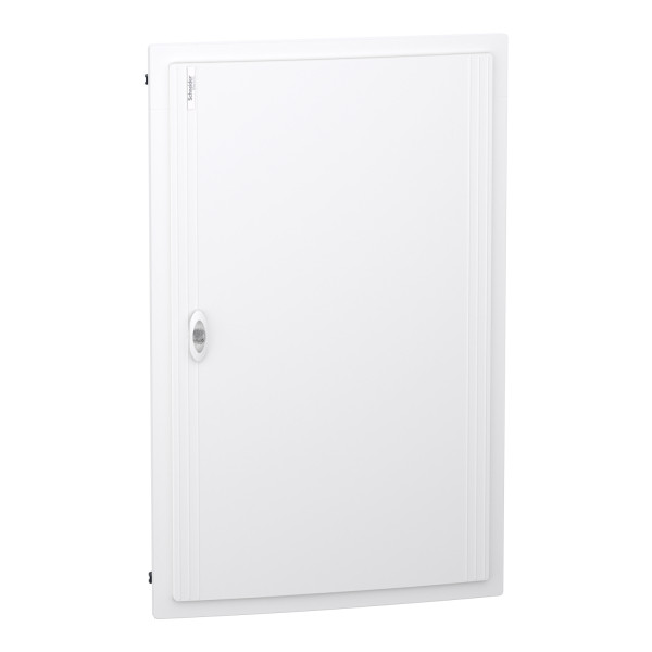 Prismaset xs - coffret plastique encastré 5 rang. 24 modules - avec porte pleine
