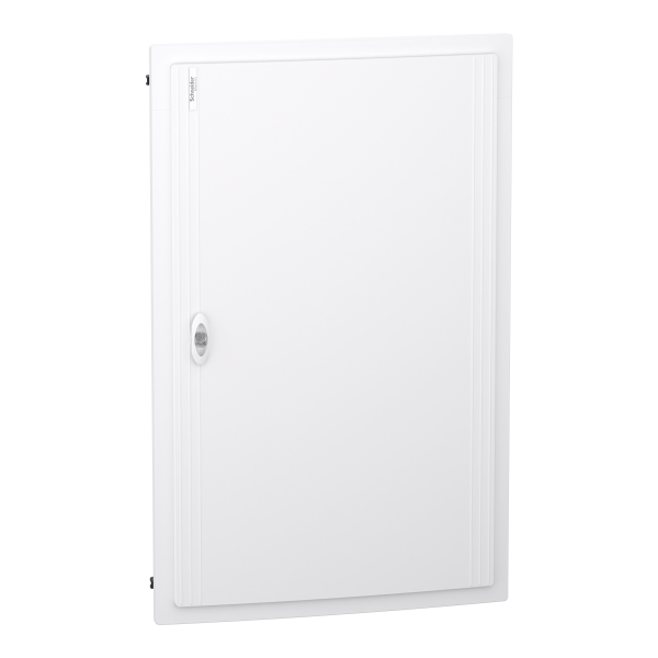 Prismaset xs - coffret plastique encastré 5 rang. 24 modules - avec porte pleine