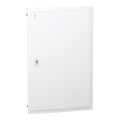 Prismaset xs - coffret plastique encastré 5 rang. 24 modules - avec porte pleine