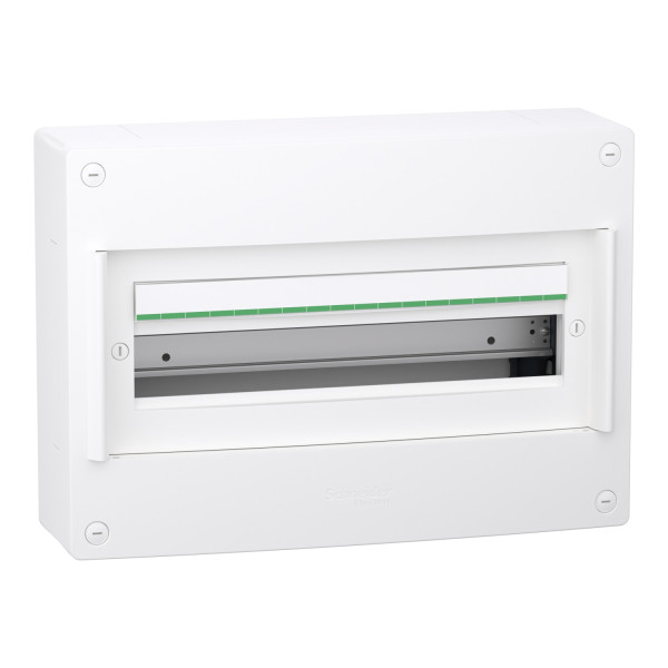 Prismaset xs - coffret saillie 1 rangée 18 modules - sans porte