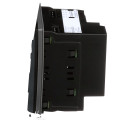 Powerlogic, centrale de mesure pm5330 modbus rs485, mémoire, 2e/2s, relais