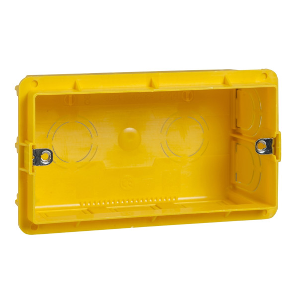 Boîte d'encastrement 4 modules Schneider Unica pour maçonnerie profondeur 48mm