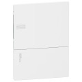 Mini Pragma - mini coffret encastré - 1x6 mod. - portillon opaque blanc - bornier de Terre