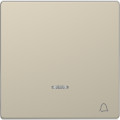 D-life - enjoliveur pour commande simple voyant et picto carillon - blanc sable