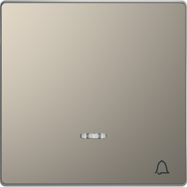 D-life - enjoliveur pour commande simple voyant et picto carillon - métal nickel