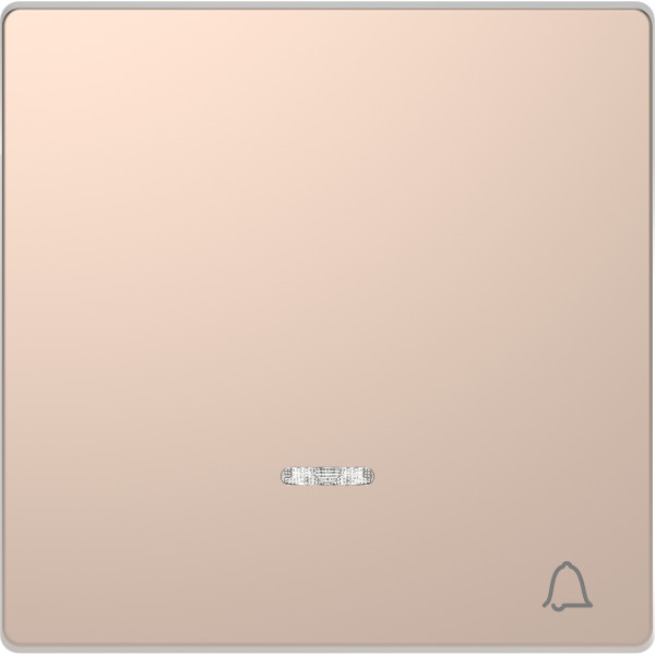 D-life - enjoliveur pour commande simple voyant et picto carillon - métal champ