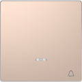 D-life - enjoliveur pour commande simple voyant et picto carillon - métal champ