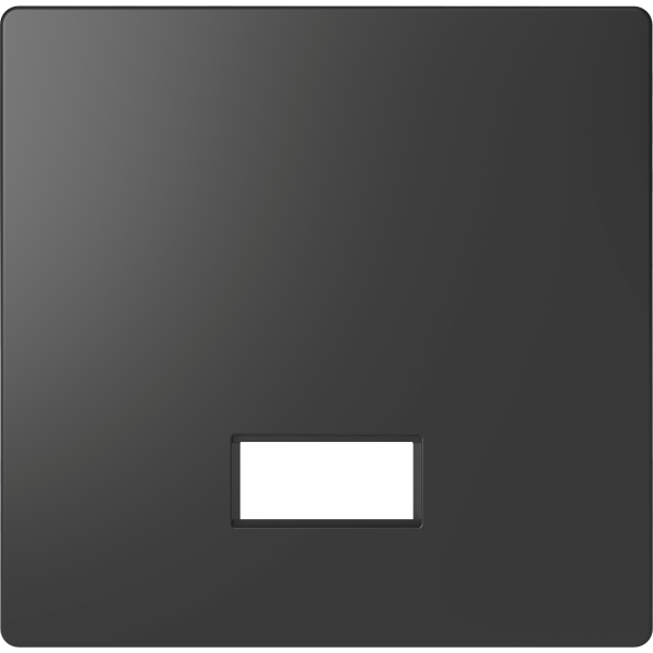 D-life - enjoliveur pour commande simple avec hublot et symboles - anthracite