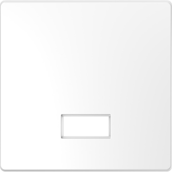 D-life - enjoliveur pour commande simple avec hublot et symboles - blanc lotus