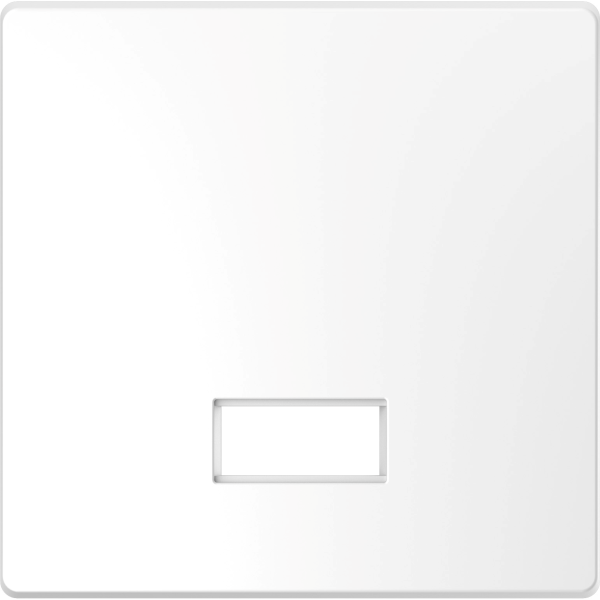 D-life - enjoliveur pour commande simple avec hublot et symboles - blanc lotus