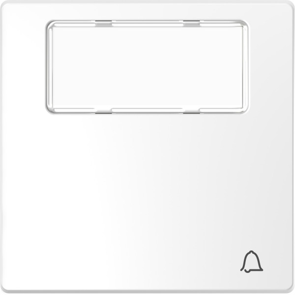 D-life - enjoliveur pour commande simple étiquette picto carillon - blanc lotus