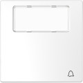 D-life - enjoliveur pour commande simple étiquette picto carillon - blanc lotus