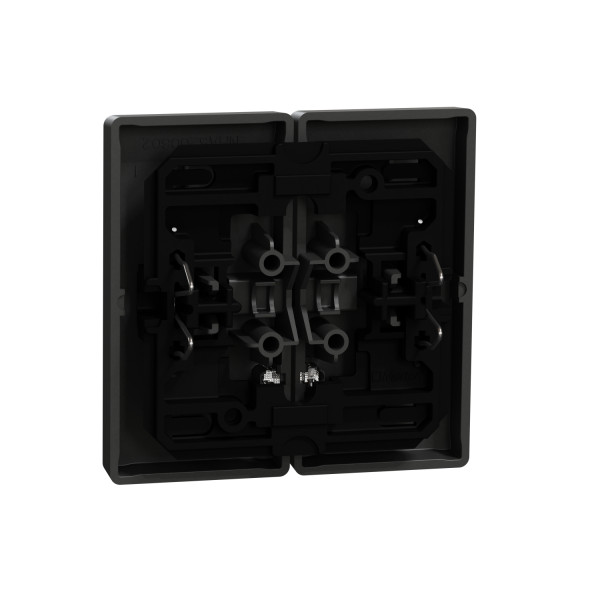 D-life - enjoliveur pour commande double avec voyant - anthracite