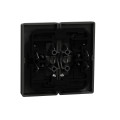 D-life - enjoliveur pour commande double avec voyant - anthracite