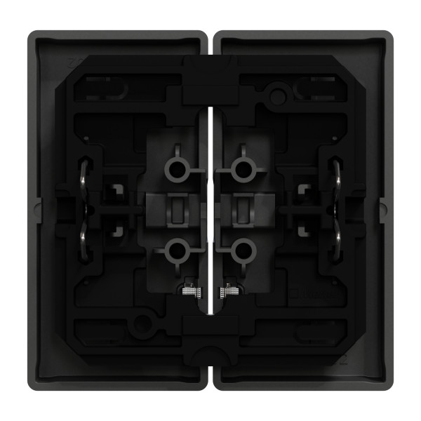 D-life - enjoliveur pour commande double avec voyant - anthracite