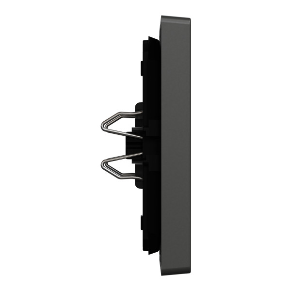 D-life - enjoliveur pour commande double avec voyant - anthracite