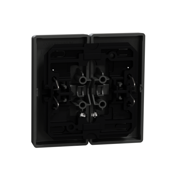 D-life - enjoliveur pour commande double avec voyant - anthracite