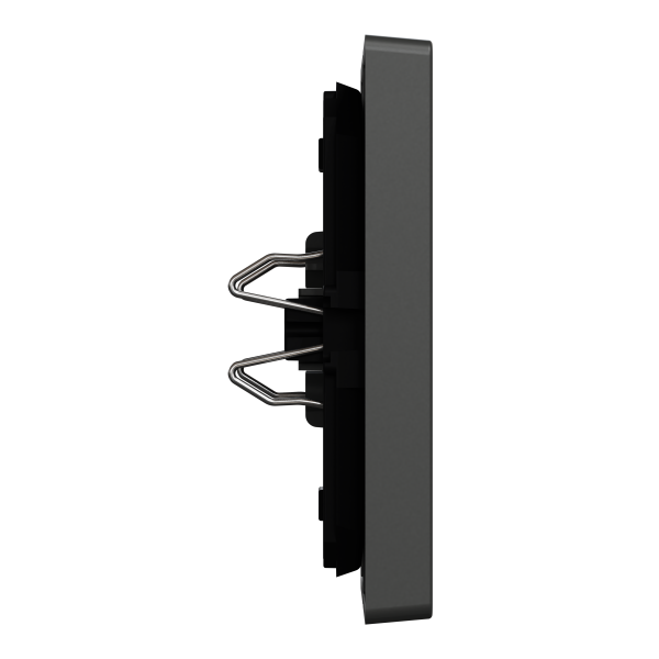 D-life - enjoliveur pour commande double avec voyant - anthracite