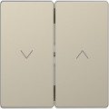 D-life - enjoliveur pour commande double volets roulants - blanc sable