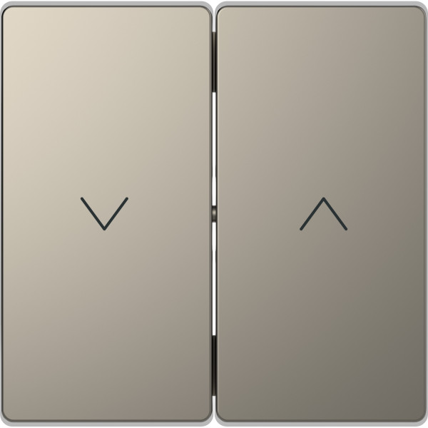 D-life - enjoliveur pour commande double volets roulants - métal nickel