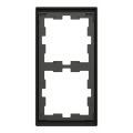 D-life - cadre de finition - anthracite - 2 postes