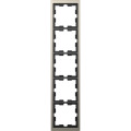 D-life - cadre de finition - métal - nickel - 5 postes