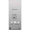 Enjoliveur M-Plan pour prise de rasoir, aluminium