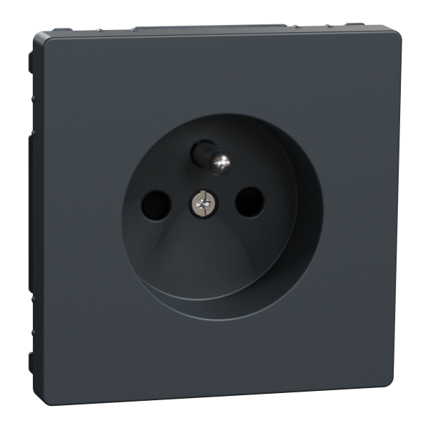 D-life - prise de courant 2p+t - fr - méca + enjoliveur - anthracite