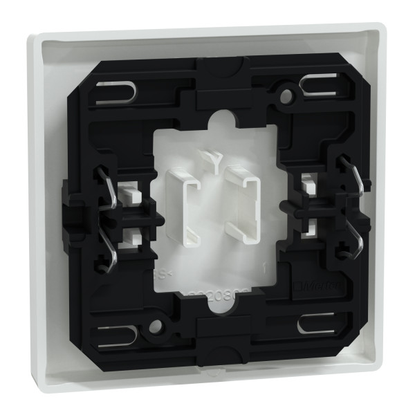 D-life - enjoliveur pour commande simple avec picto lampe - blanc lotus
