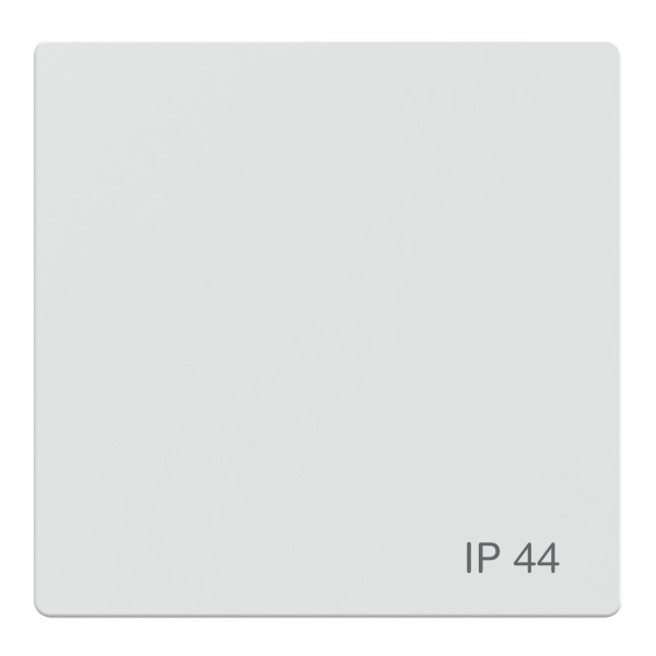 D-life - enjoliveur pour commande simple ip44 avec joint - blanc lotus