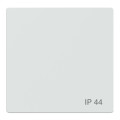 D-life - enjoliveur pour commande simple ip44 avec joint - blanc lotus