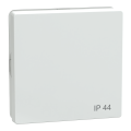 D-life - enjoliveur pour commande simple ip44 avec joint - blanc lotus