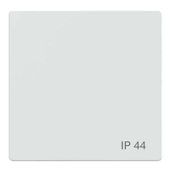 D-life - enjoliveur pour commande simple ip44 avec joint - blanc lotus