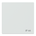D-life - enjoliveur pour commande simple ip44 avec joint - blanc lotus
