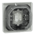 D-life - enjoliveur pour commande simple ip44 avec joint - blanc lotus
