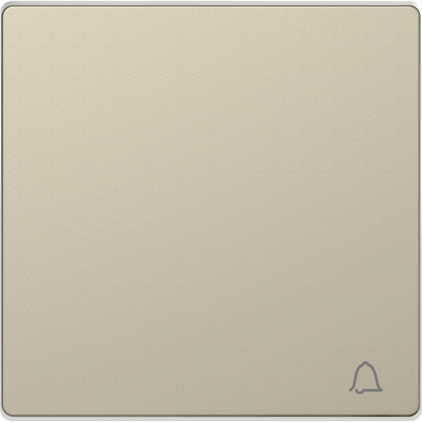 D-life - enjoliveur pour commande simple avec picto carillon - blanc sable