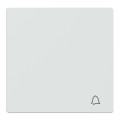 D-life - enjoliveur pour commande simple avec picto carillon - blanc lotus