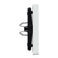 D-life - enjoliveur pour commande simple avec picto carillon - blanc lotus