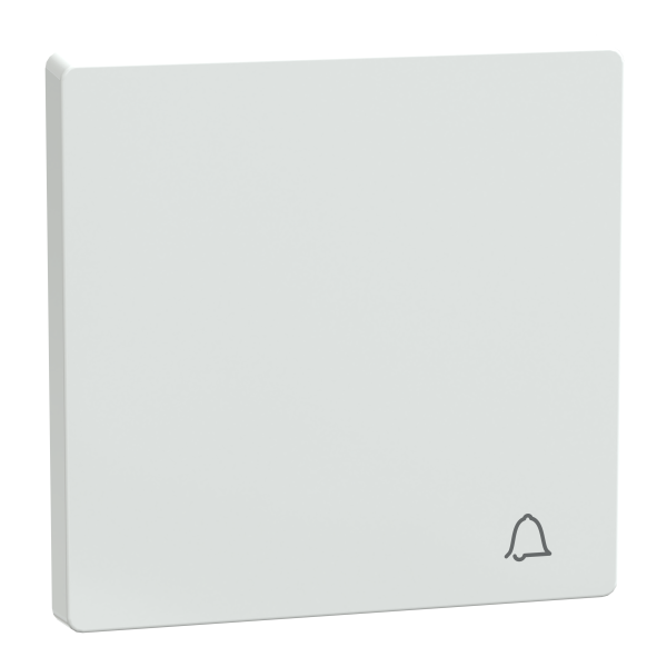 D-life - enjoliveur pour commande simple avec picto carillon - blanc lotus